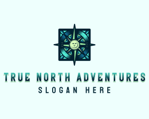 Adventure Exploration Compass logo design