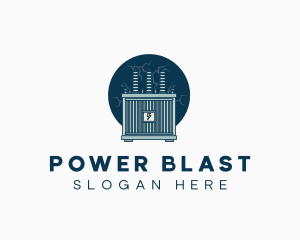 Transformer Power Supply logo design