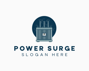 Transformer Power Supply logo design