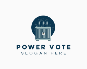 Transformer Power Supply logo design