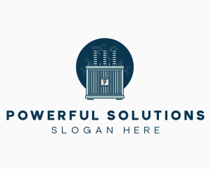 Transformer Power Supply logo design