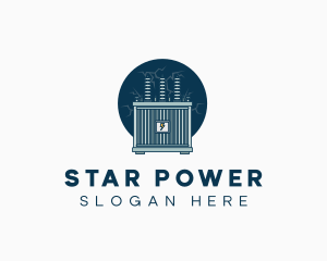 Transformer Power Supply logo design