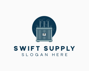 Transformer Power Supply logo design