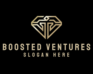 Modern Luxury Diamond logo design