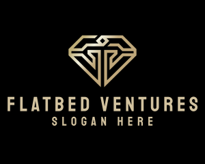 Modern Luxury Diamond logo design