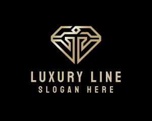 Modern Luxury Diamond logo design