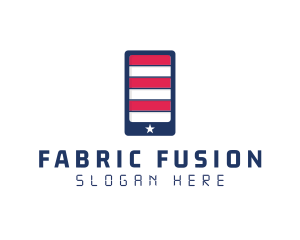 Patriotic Mobile Phone logo design