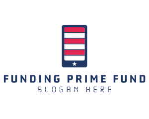 Patriotic Mobile Phone logo design