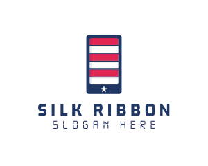 Patriotic Mobile Phone logo design