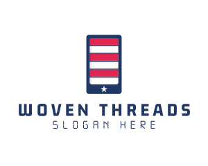 Patriotic Mobile Phone logo design