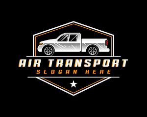 Pickup Vehicle Transport logo design