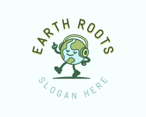 Planet Earth Music  logo design