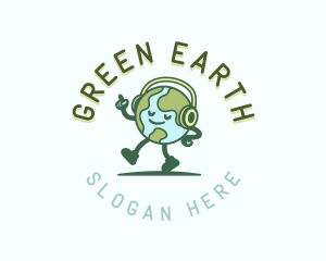 Planet Earth Music  logo design