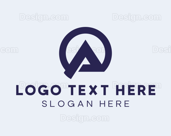 Architecture Triangle Letter A Logo