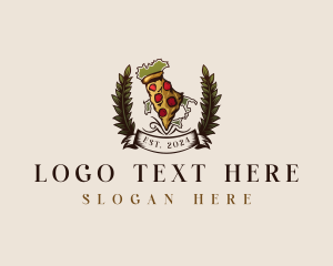 Italian Pizza Food logo