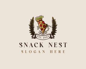 Italian Pizza Food logo design