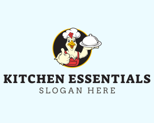 Chicken Kitchen Cook logo design