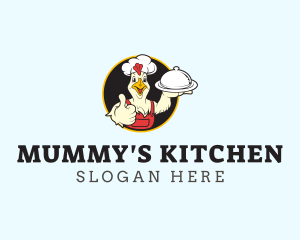 Chicken Kitchen Cook logo design