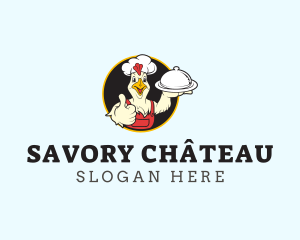 Chicken Kitchen Cook logo design