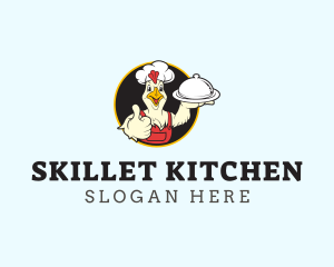 Chicken Kitchen Cook logo design