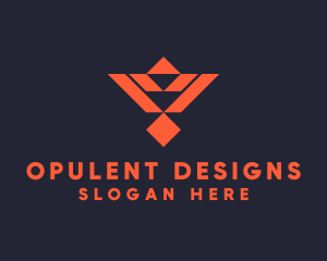 Geometric Bird Aviation logo design