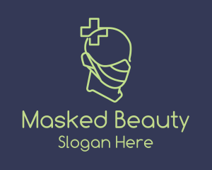 Green Medical Mask Doctor logo