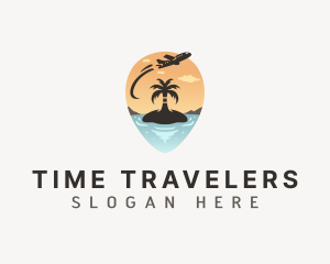 Airplane Tourism Travel logo design