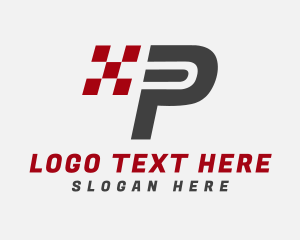 Auto Racing Letter P logo