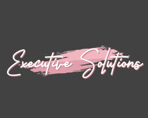 Fashion Makeup Wordmark Logo