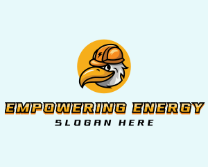 Eagle Electrician Helmet logo design