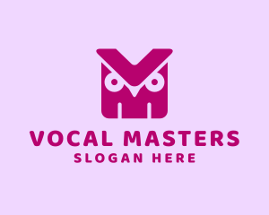 Generic Owl Letter VM logo design