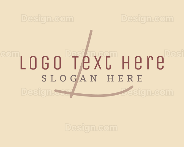 Feminine Stylish Brand Logo