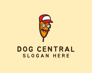 Corn Dog Cap logo design