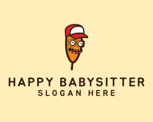 Corn Dog Cap logo design