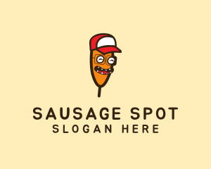 Corn Dog Cap logo design