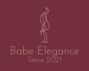 Elegant Scented Candle  logo design