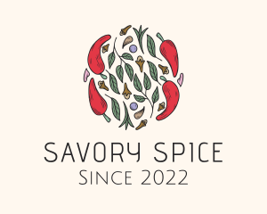 Chili Pepper Herbs logo design