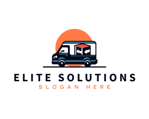 Van Logistics Services logo design