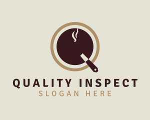 Coffee Letter Q Business logo design