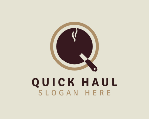 Coffee Letter Q Business logo design