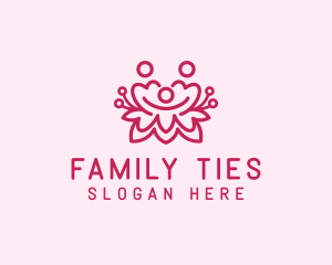 Feminine Flower People  logo design