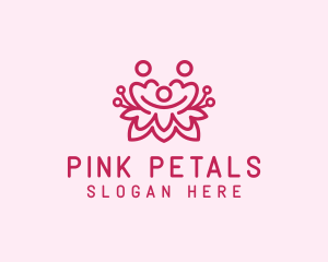 Feminine Flower People  logo design