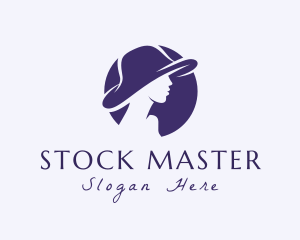 Woman Hat Silhouette Logo