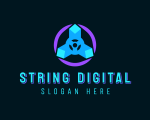 Digital Tech Developer logo design