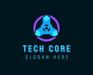 Digital Tech Developer logo design