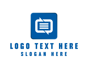 SMS Messaging Communications App logo