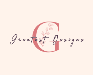 Organic Feminine Nature logo design