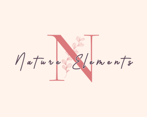 Organic Feminine Nature logo design