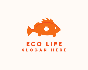 Pet Fish Clinic  logo design