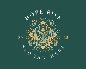Holy Bible Book logo